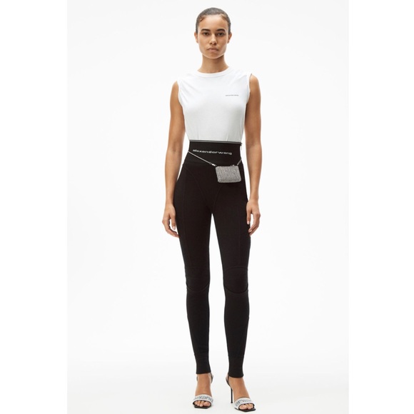 Alexander Wang Black Leggings - Picture 4 of 12